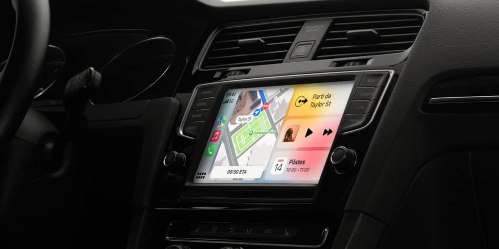 Utilisation de Siri sur CarPlay dans la voiture